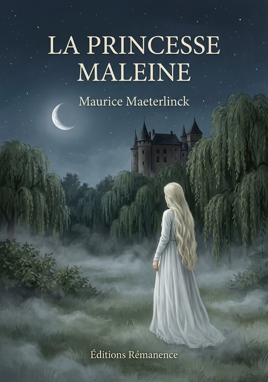 Livre La Princesse Maleine par Maurice Maeterlinck - Couverture - Editions Remanence