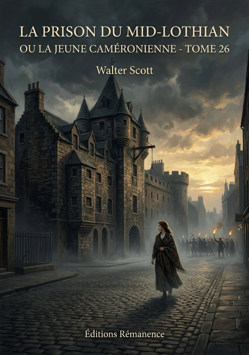 Livre La Prison du Mid-Lothian ou La jeune caméronienne - Tome 26 par Walter Scott - Couverture - Editions Remanence