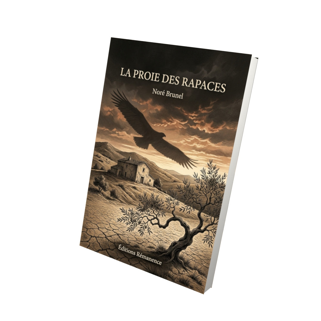 Livre La Proie des rapaces par Noré Brunel - Vue 3D - Editions Remanence