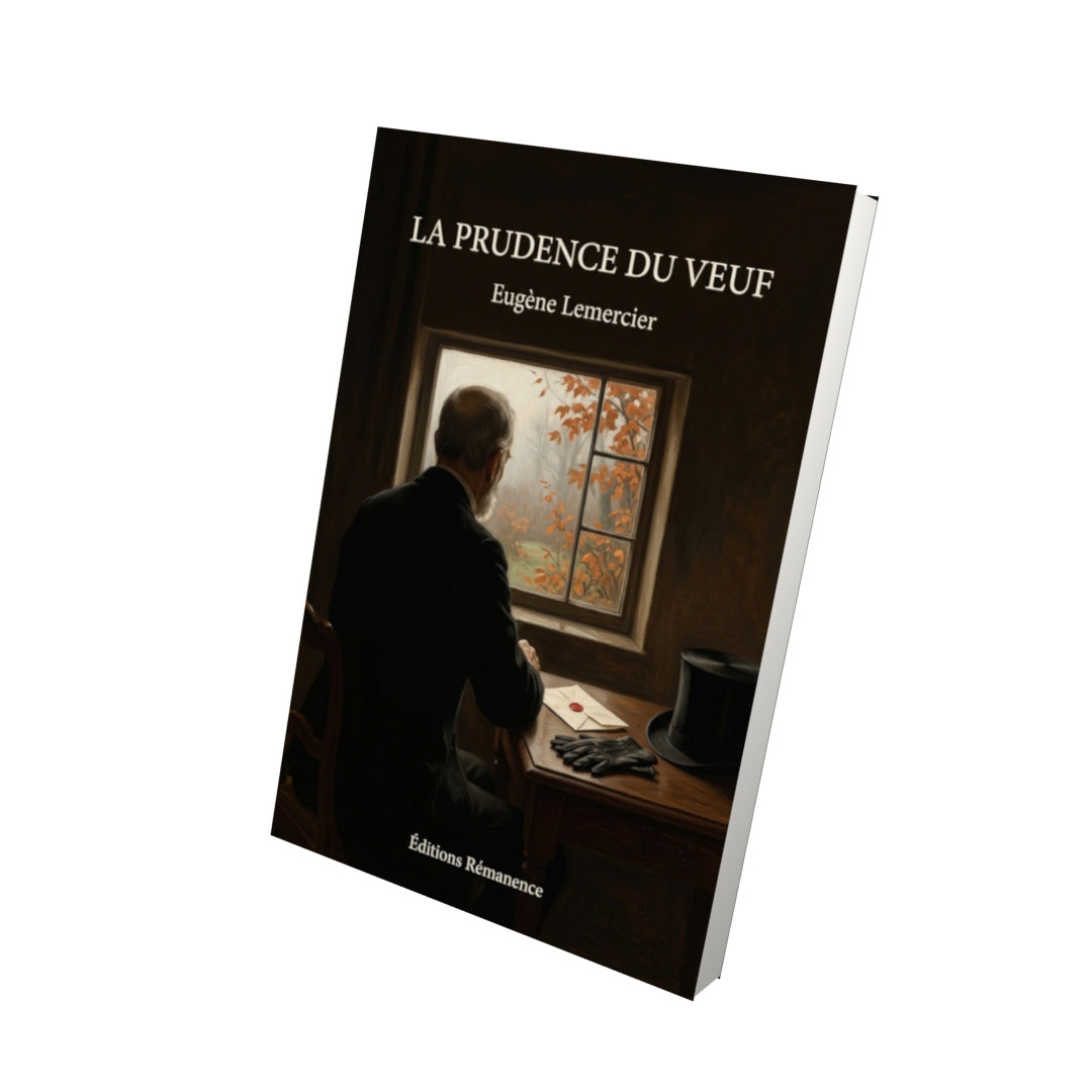 Livre La Prudence du veuf par Eugène Lemercier - Vue 3D - Editions Remanence