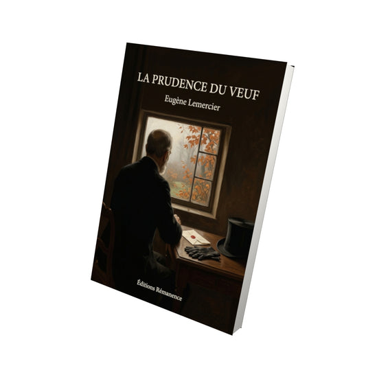 Livre La Prudence du veuf par Eugène Lemercier - Vue 3D - Editions Remanence