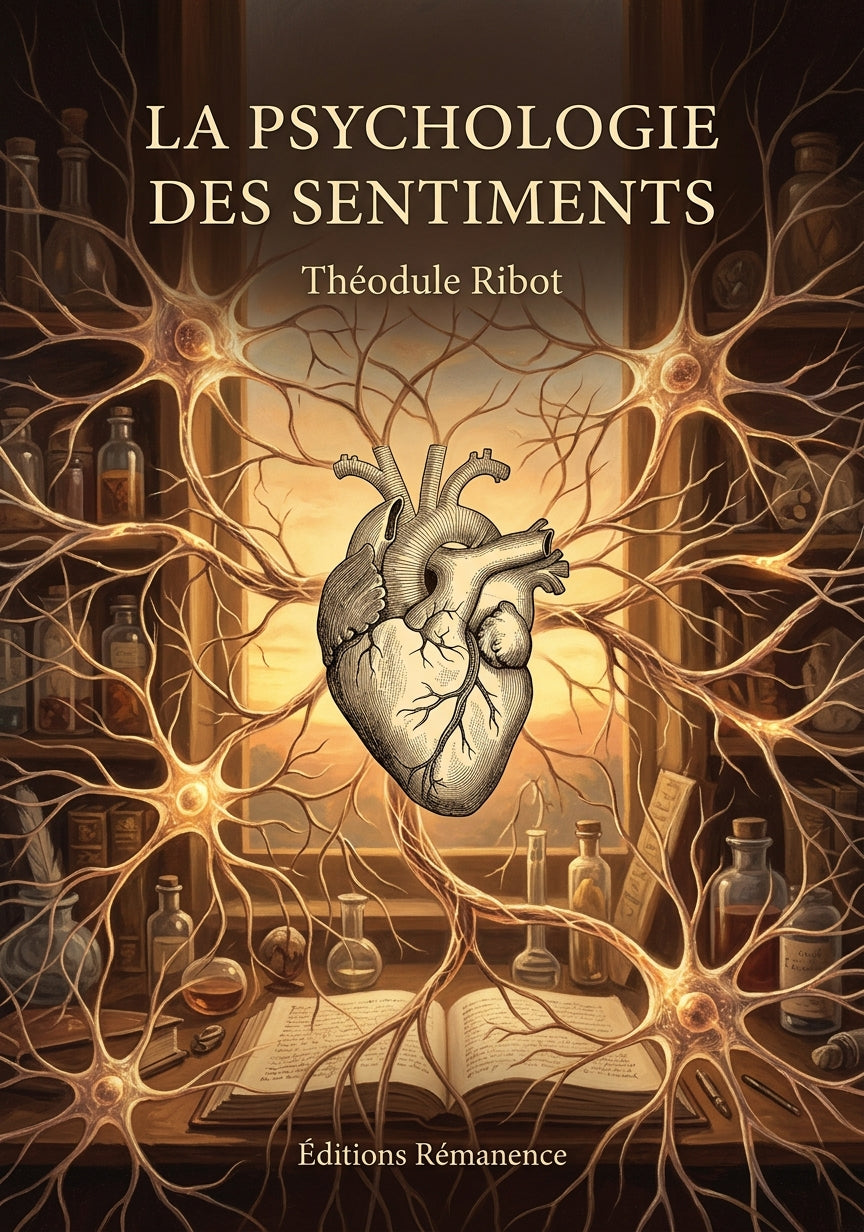 Livre La psychologie des sentiments par Théodule Ribot - Couverture - Editions Remanence