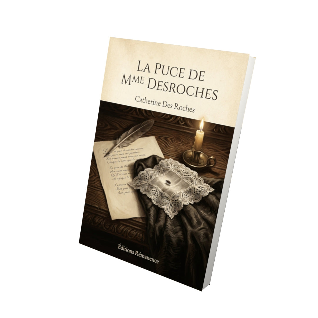 Livre La Puce de Mme Desroches - Catherine Des Roches - Vue 3D - Editions Remanence