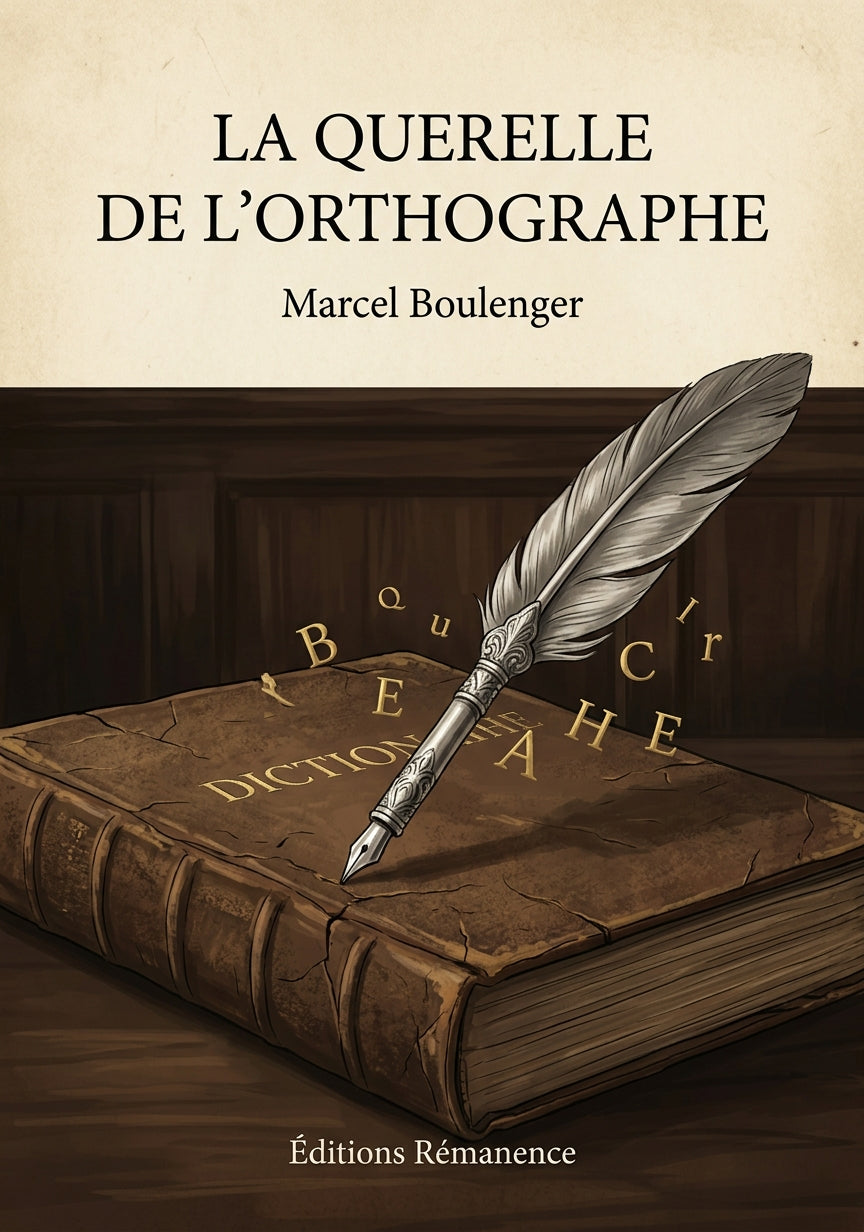 La Querelle de l'Orthographe - Marcel Boulenger (Couverture)