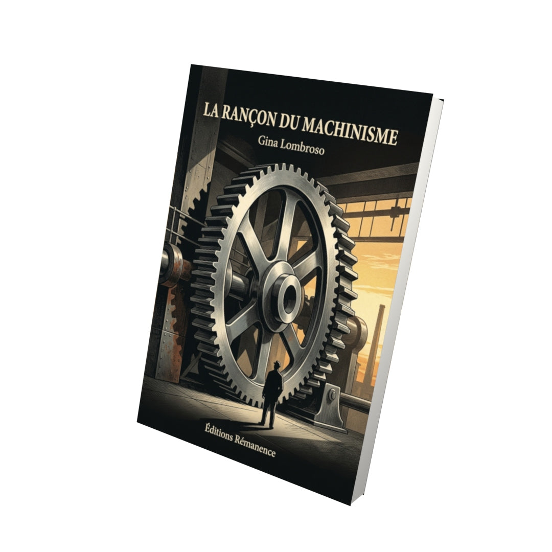 Livre La rançon du machinisme par Gina Lombroso - Vue 3D - Editions Remanence