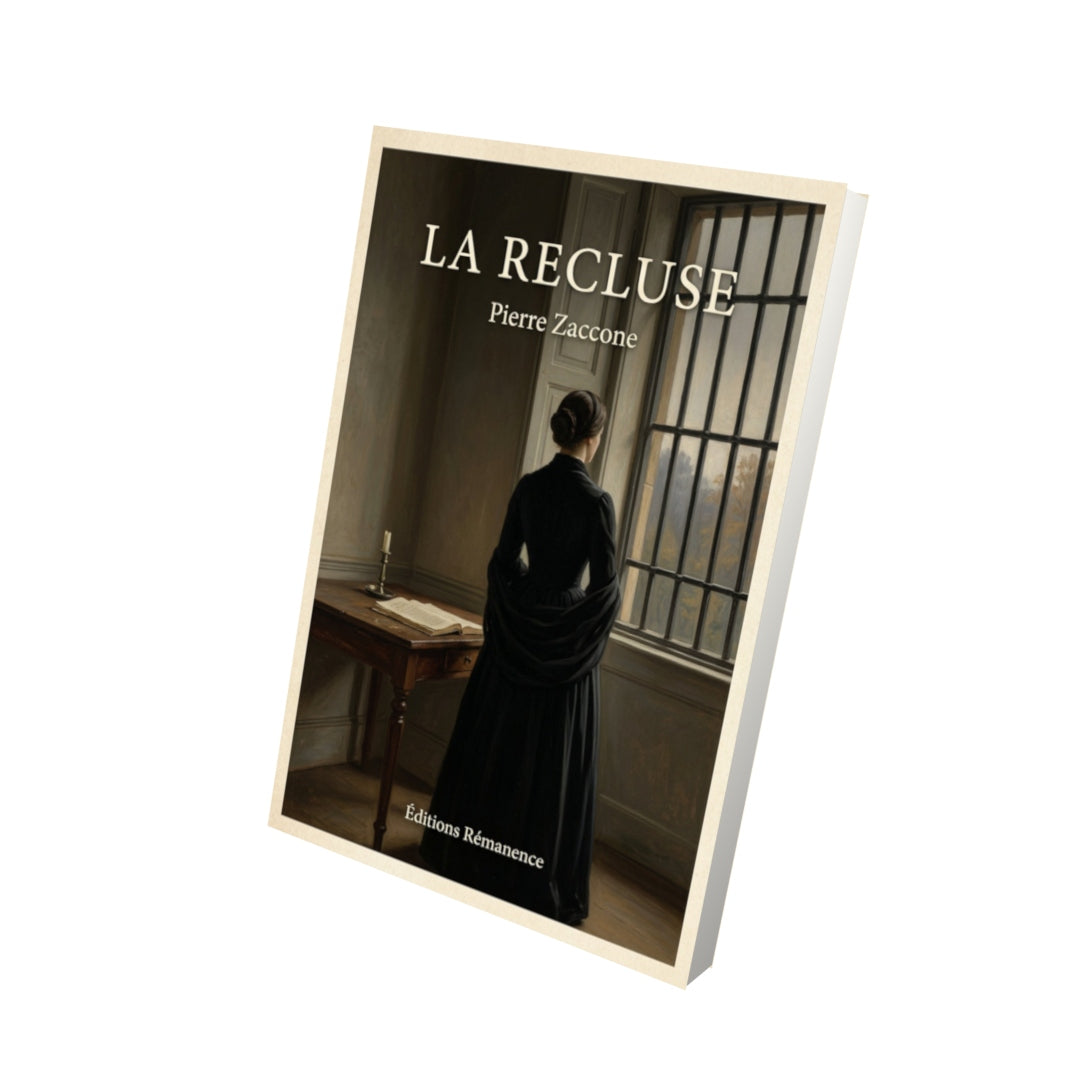 Livre La Recluse - Pierre Zaccone - Vue 3D - Editions Remanence
