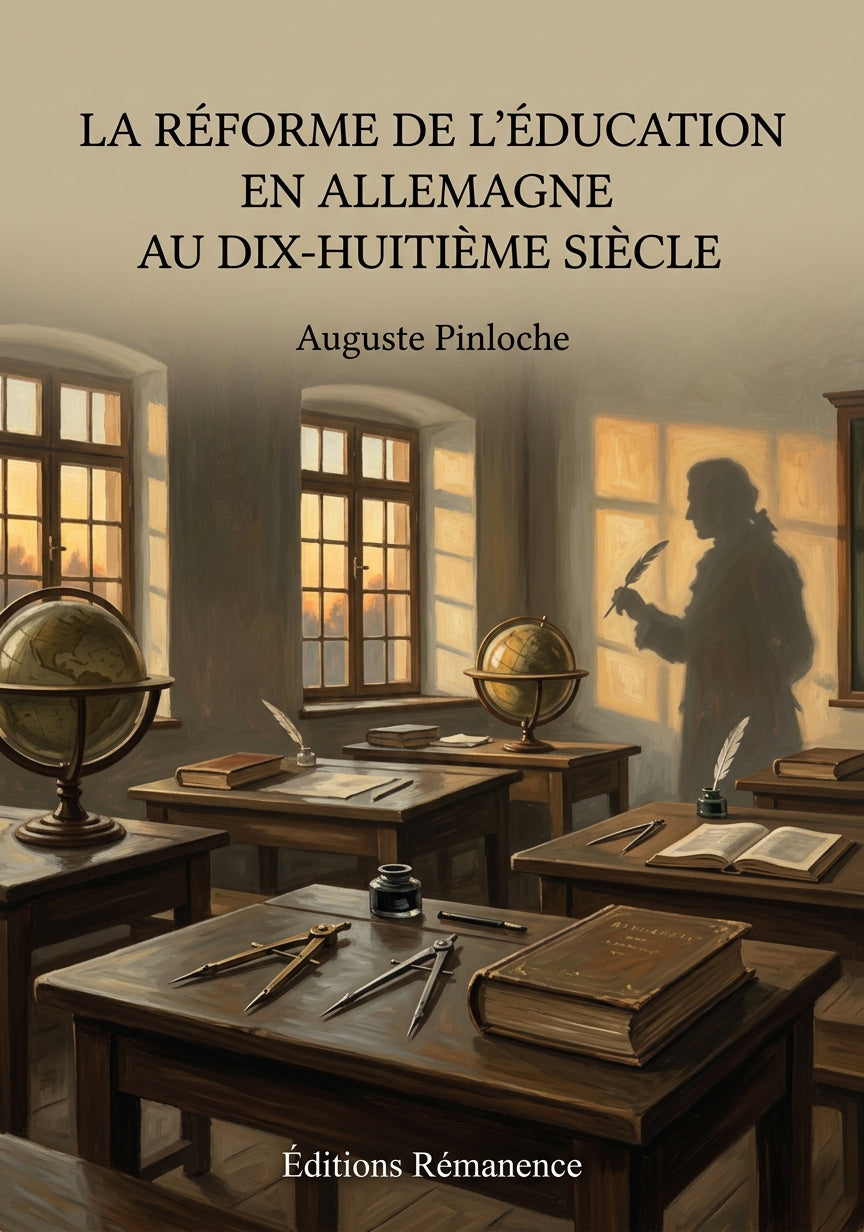 Livre La Réforme de l’éducation en Allemagne au dix-huitième siècle par Auguste Pinloche - Couverture - Editions Remanence