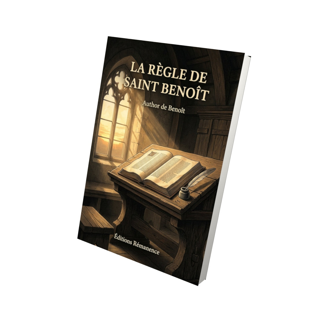 Livre La règle de Saint Benoît - - Vue 3D - Editions Remanence