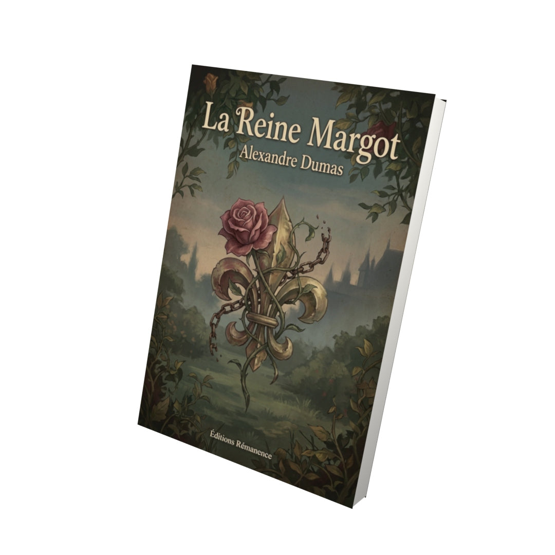 Livre La Reine Margot - Alexandre Dumas - Vue 3D - Editions Remanence