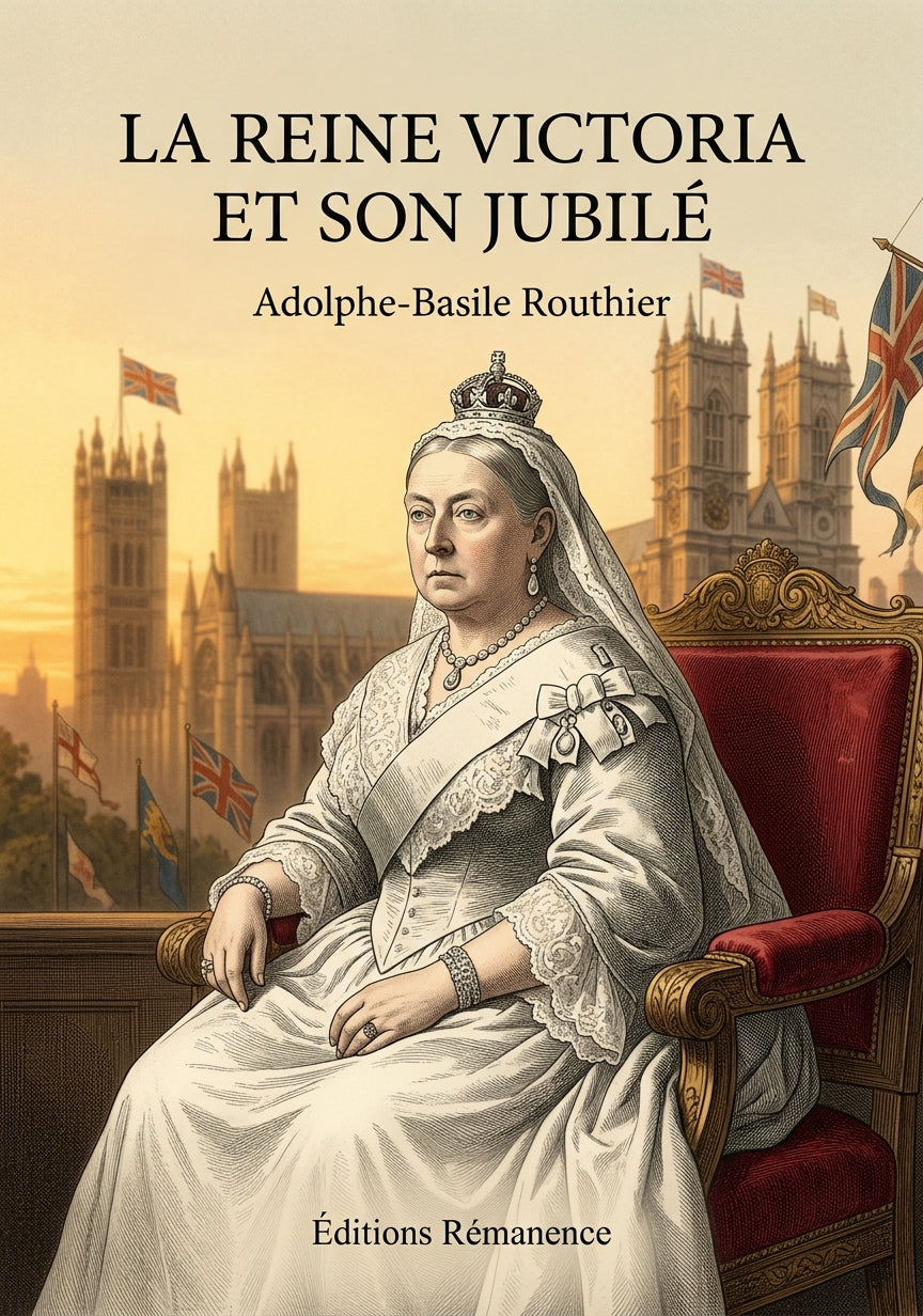Livre La Reine Victoria et son jubilé par Adolphe-Basile Routhier - Couverture - Editions Remanence