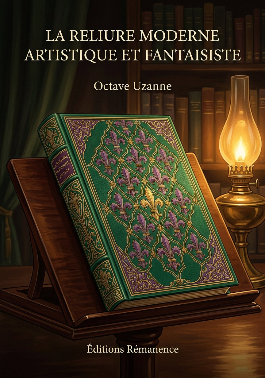 Livre La Reliure moderne artistique et fantaisiste par Octave Uzanne - Couverture - Editions Remanence