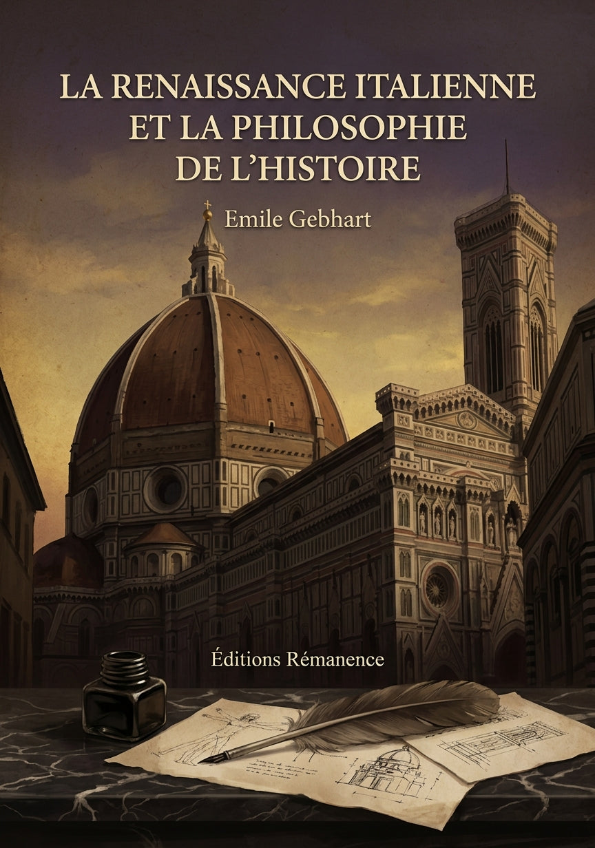 La Renaissance Italienne et la Philosophie de l'Histoire - Emile Gebhart (Couverture)