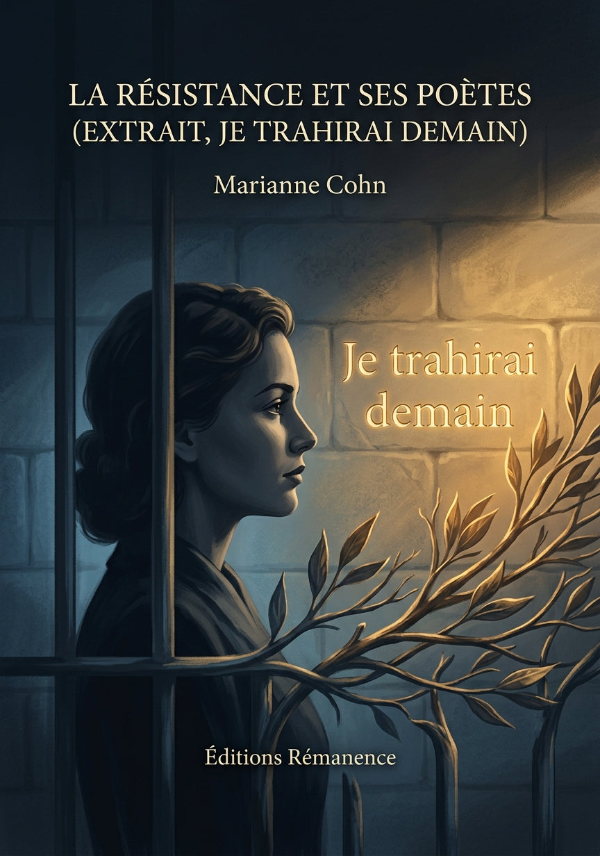Livre La Résistance et ses poètes (extrait, Je trahirai demain) par Marianne Cohn - Couverture - Editions Remanence