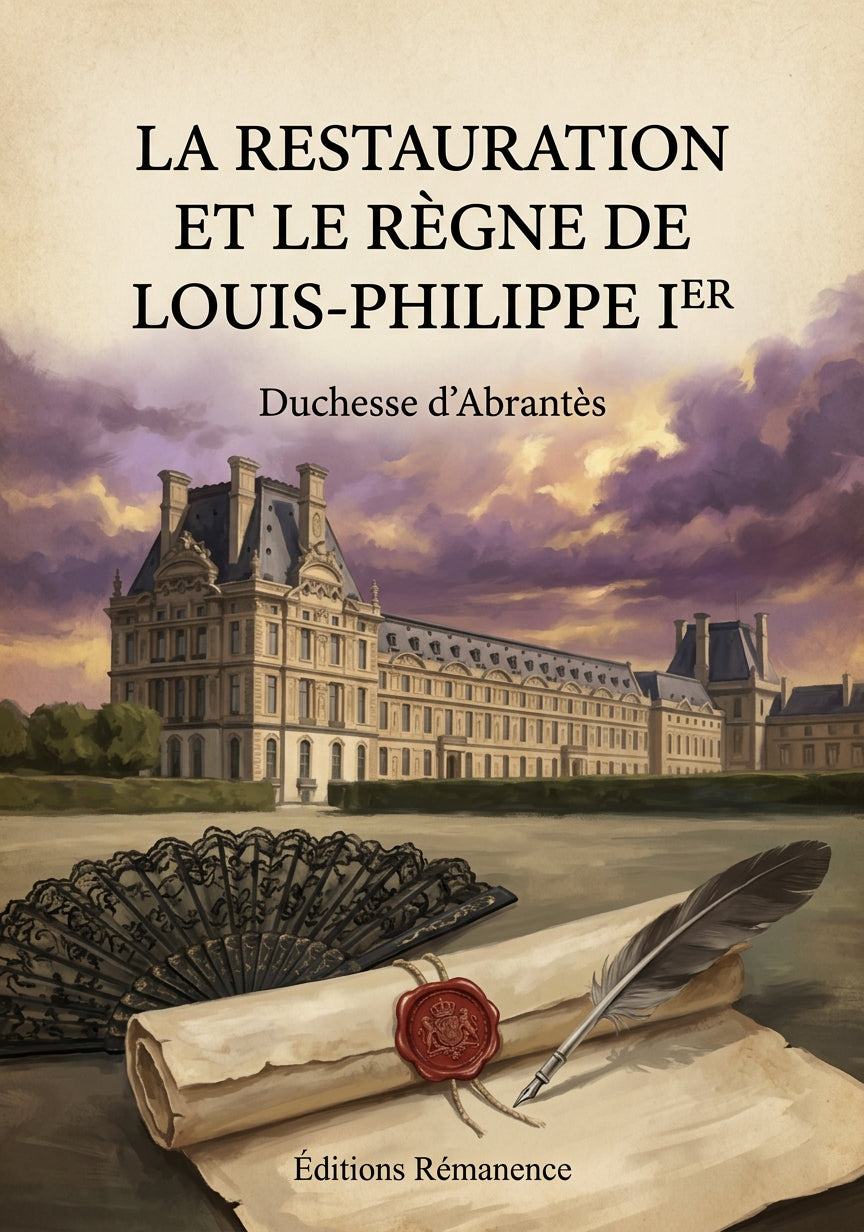 La Restauration et le règne de Louis-Philippe Ier - Duchesse d'Abrantès (Couverture)