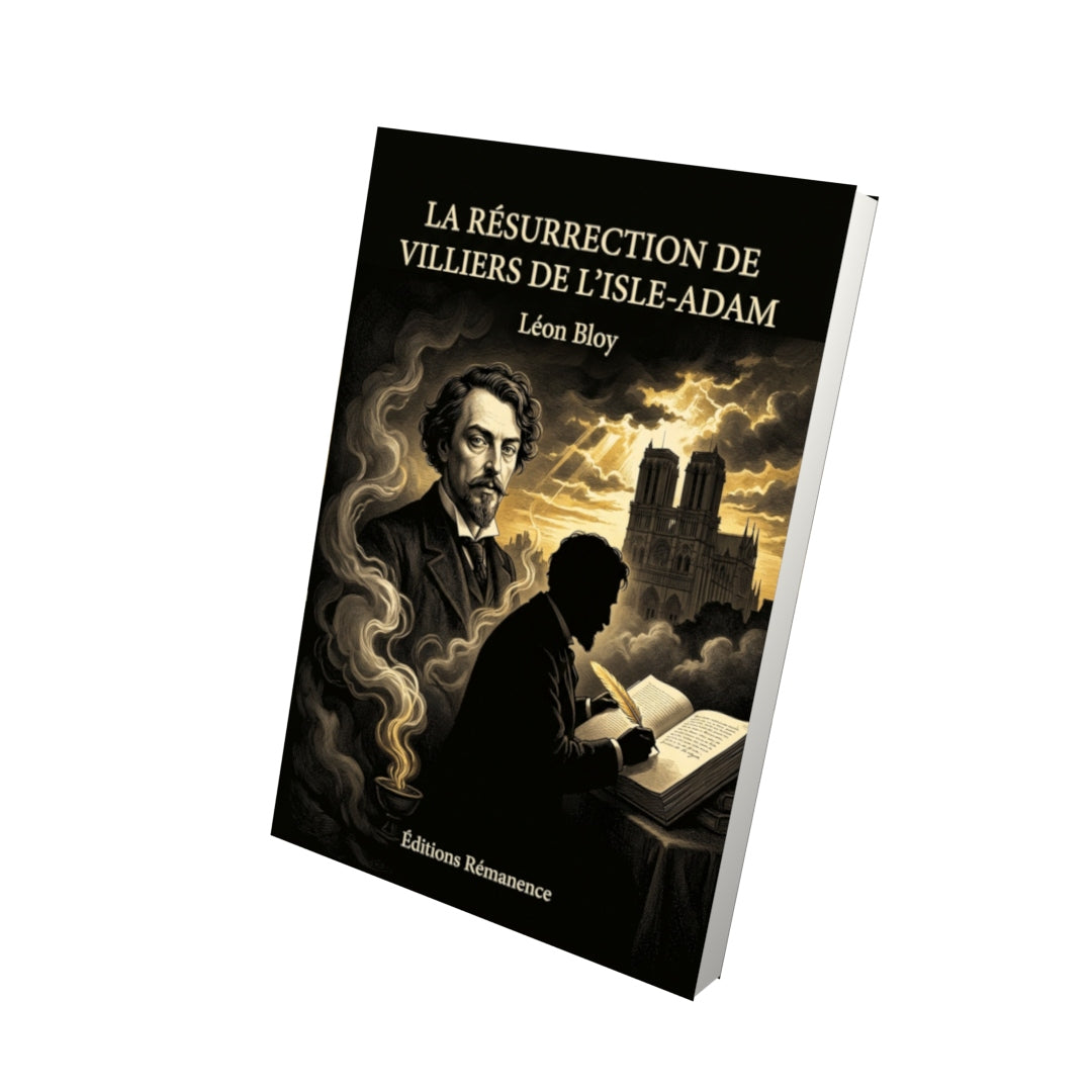 Livre La Résurrection de Villiers de l’Isle-Adam par Léon Bloy - Vue 3D - Editions Remanence