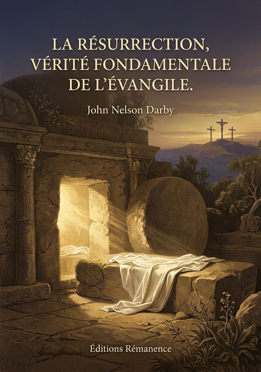 Livre La Résurrection, vérité fondamentale de l’Évangile. par John Nelson Darby - Couverture - Editions Remanence