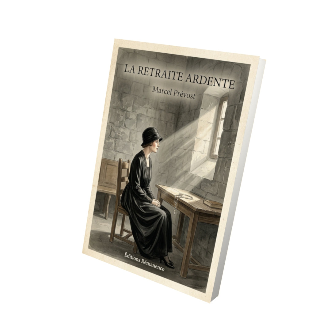 Livre La retraite ardente - Marcel Prévost - Vue 3D - Editions Remanence