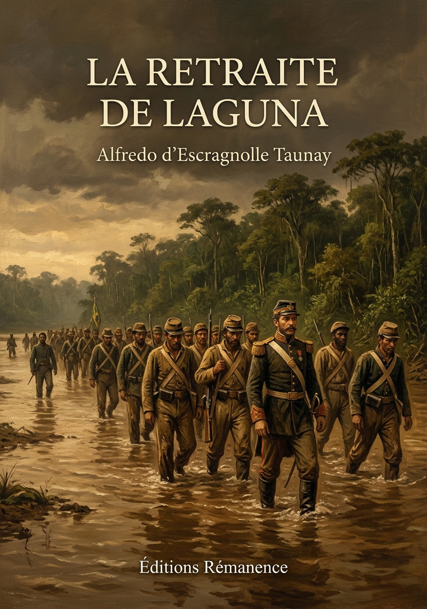 Livre La Retraite de Laguna par Alfredo d’Escragnolle Taunay - Couverture - Editions Remanence