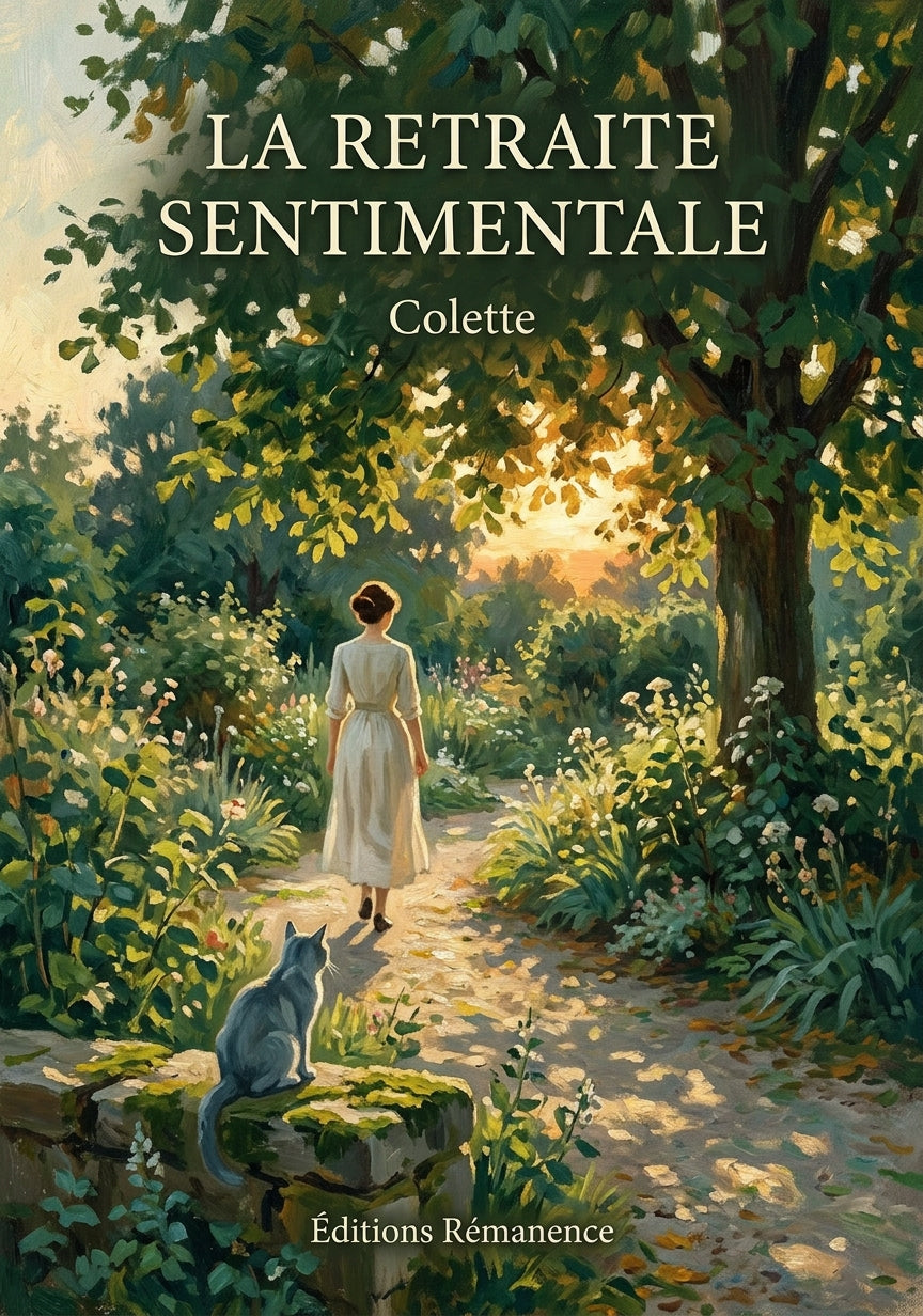Livre La Retraite sentimentale par Colette - Couverture - Editions Remanence