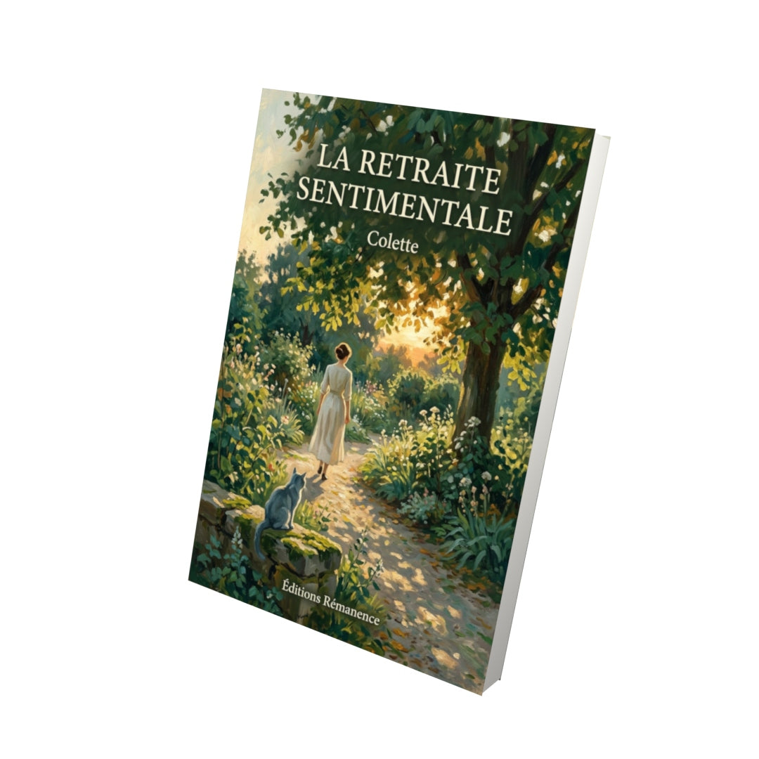 Livre La Retraite sentimentale par Colette - Vue 3D - Editions Remanence
