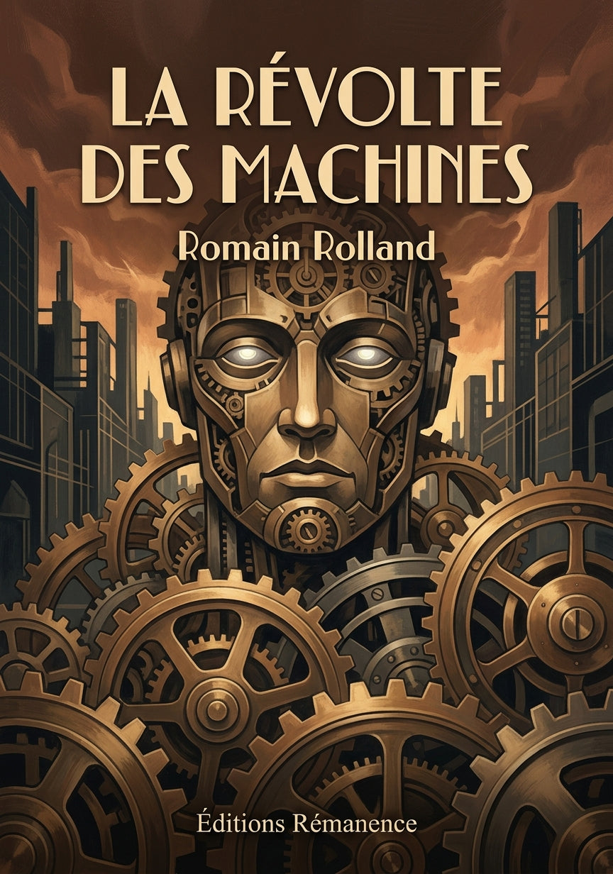Livre La Révolte des machines par Romain Rolland - Couverture - Editions Remanence