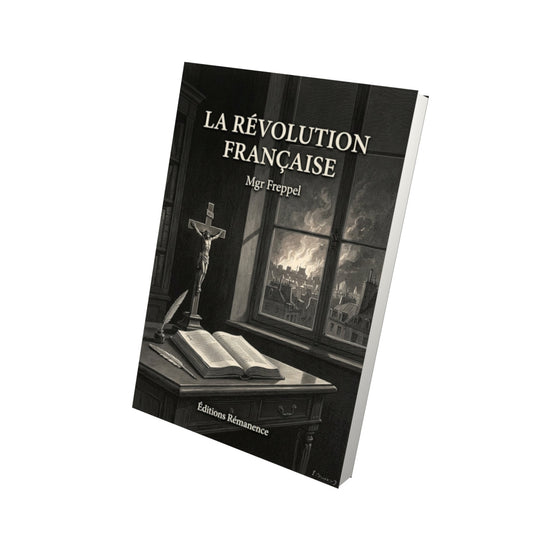 Livre La révolution française - Mgr Freppel - Vue 3D - Editions Remanence