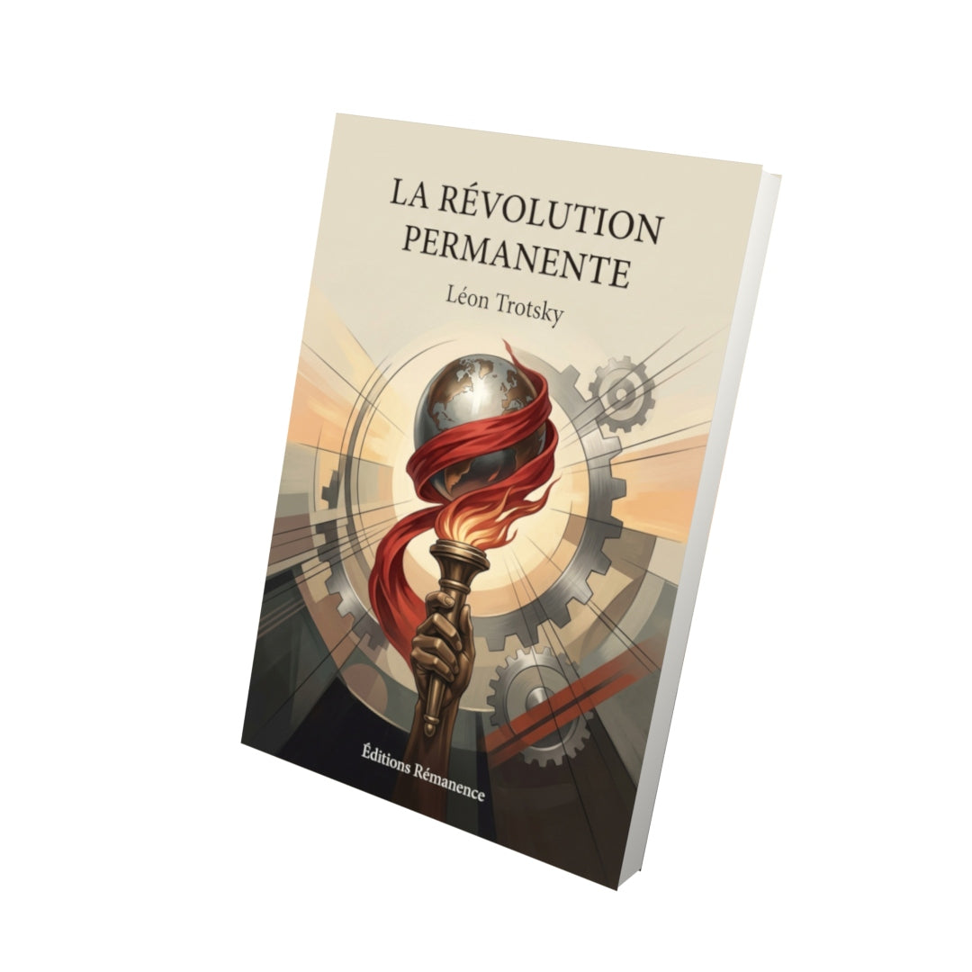 Livre La Révolution permanente par Léon Trotsky - Vue 3D - Editions Remanence
