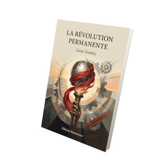 Livre La Révolution permanente par Léon Trotsky - Vue 3D - Editions Remanence