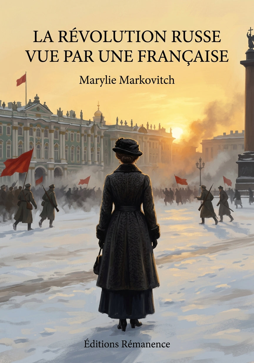 Livre La Révolution russe vue par une Française par Marylie Markovitch - Couverture - Editions Remanence