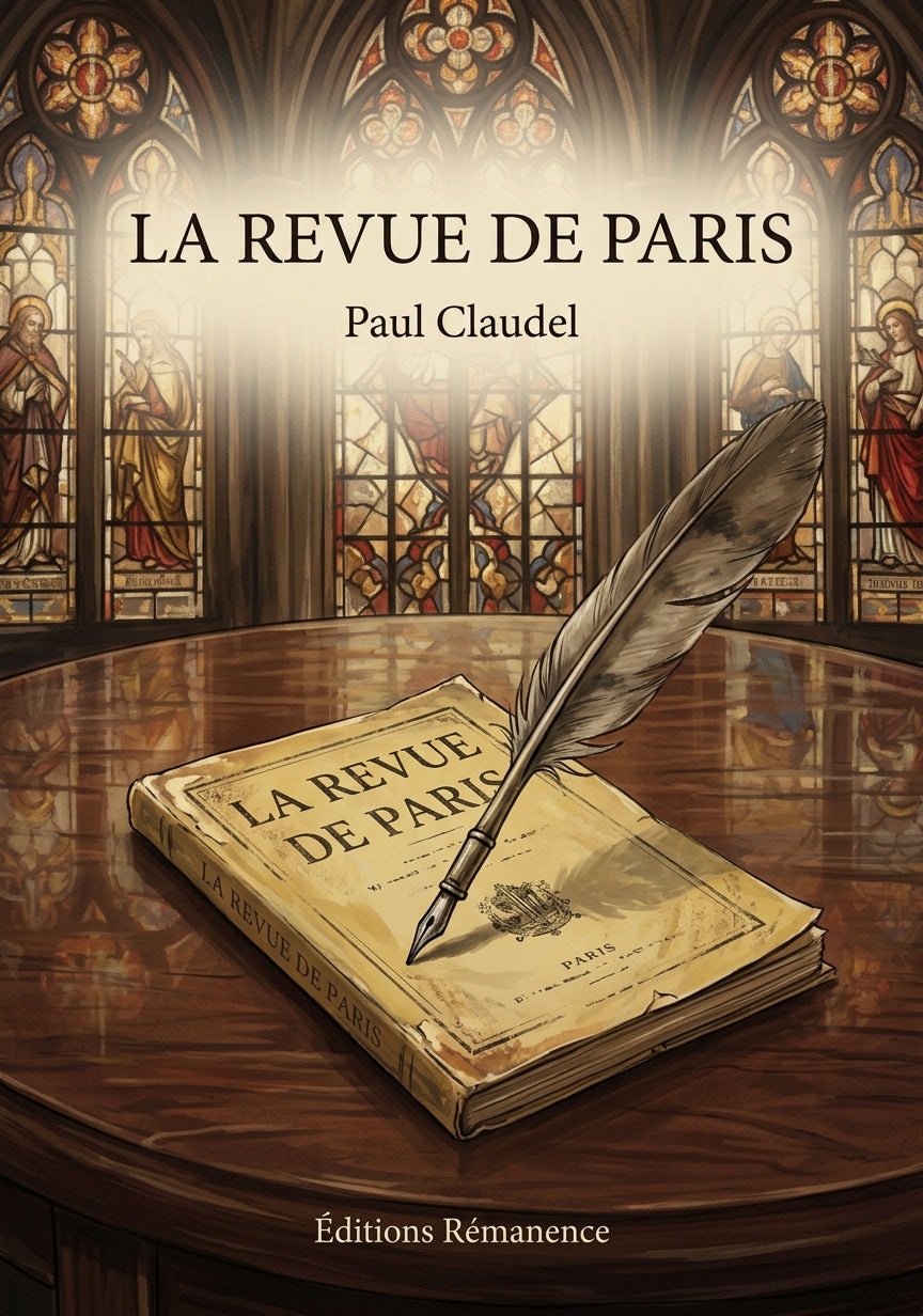 Livre La Revue de Paris par Paul Claudel - Couverture - Editions Remanence