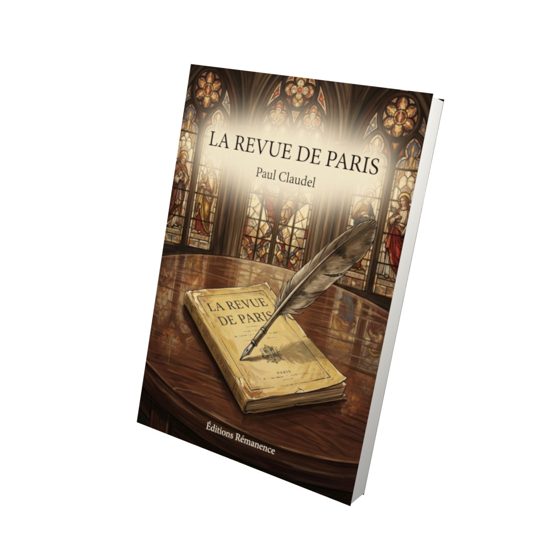 Livre La Revue de Paris par Paul Claudel - Vue 3D - Editions Remanence