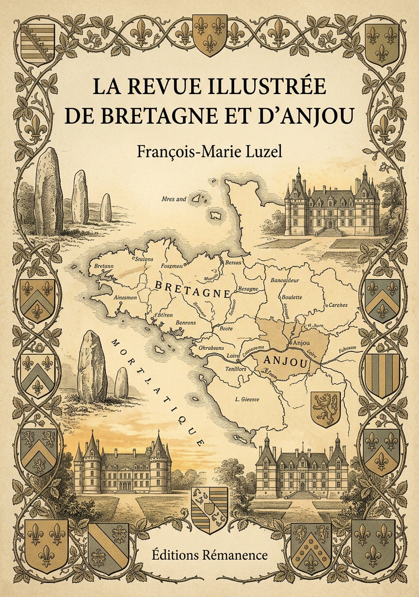 Livre La revue illustrée de Bretagne et d’Anjou par François-Marie Luzel - Couverture - Editions Remanence
