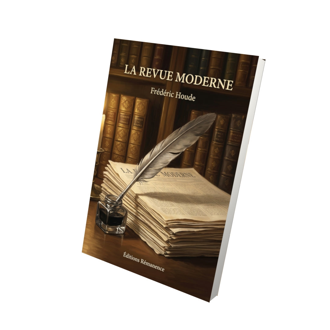 Livre La Revue Moderne par Frédéric Houde - Vue 3D - Editions Remanence