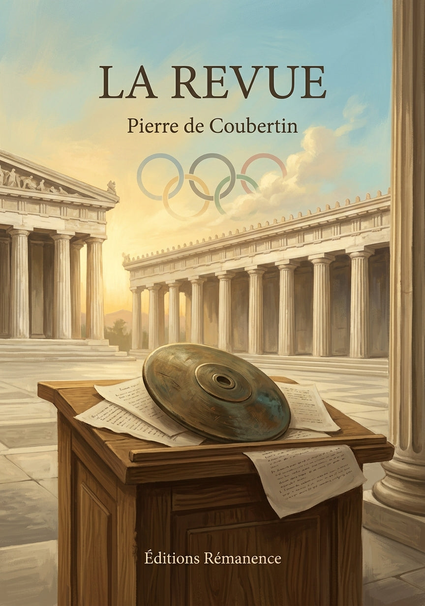 Livre La Revue par Pierre de Coubertin - Couverture - Editions Remanence
