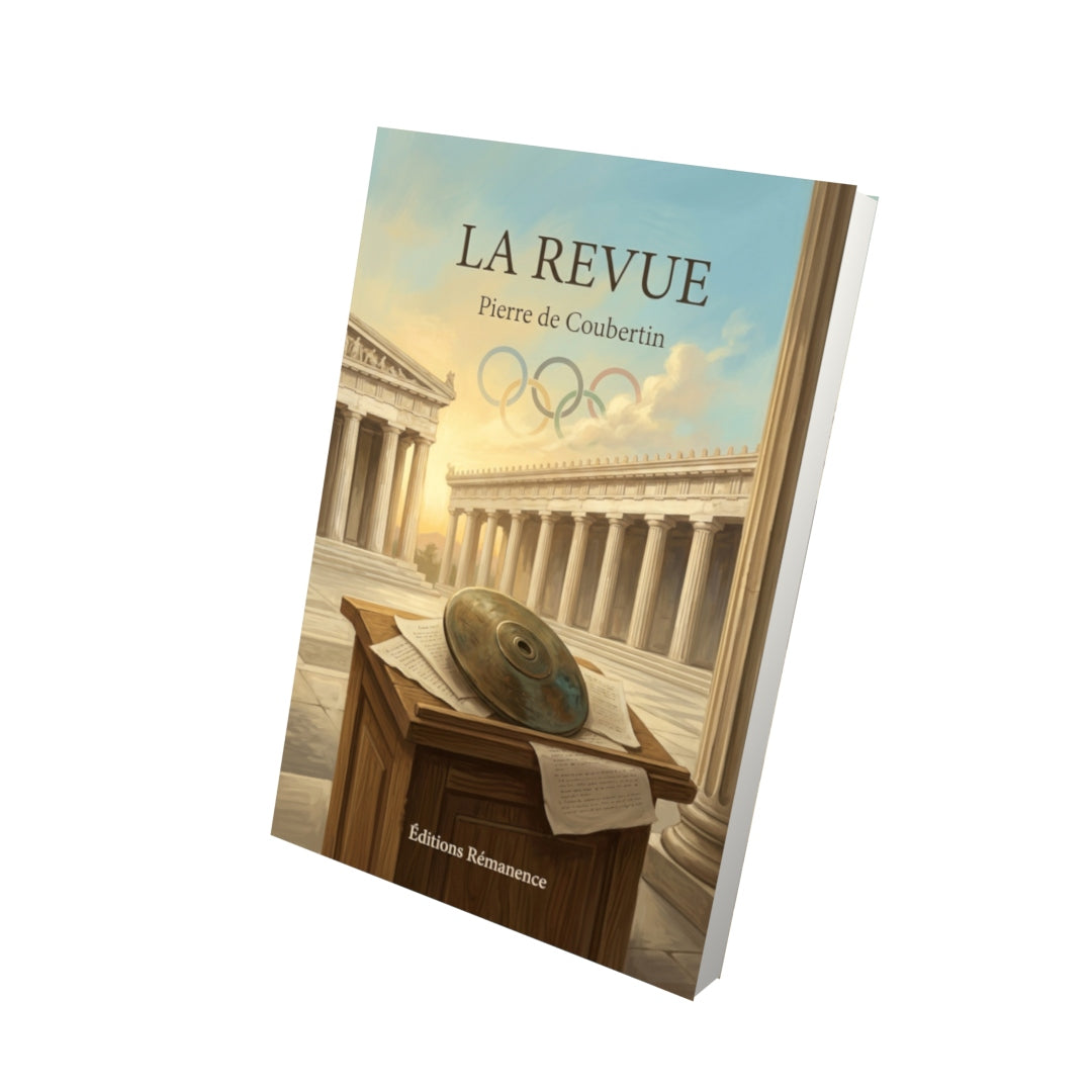 Livre La Revue par Pierre de Coubertin - Vue 3D - Editions Remanence