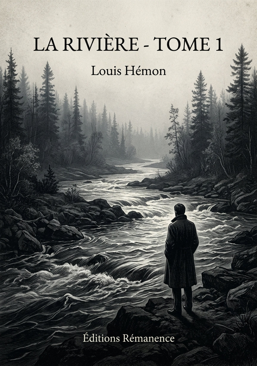 Livre La Rivière - Tome 1 par Louis Hémon - Couverture - Editions Remanence