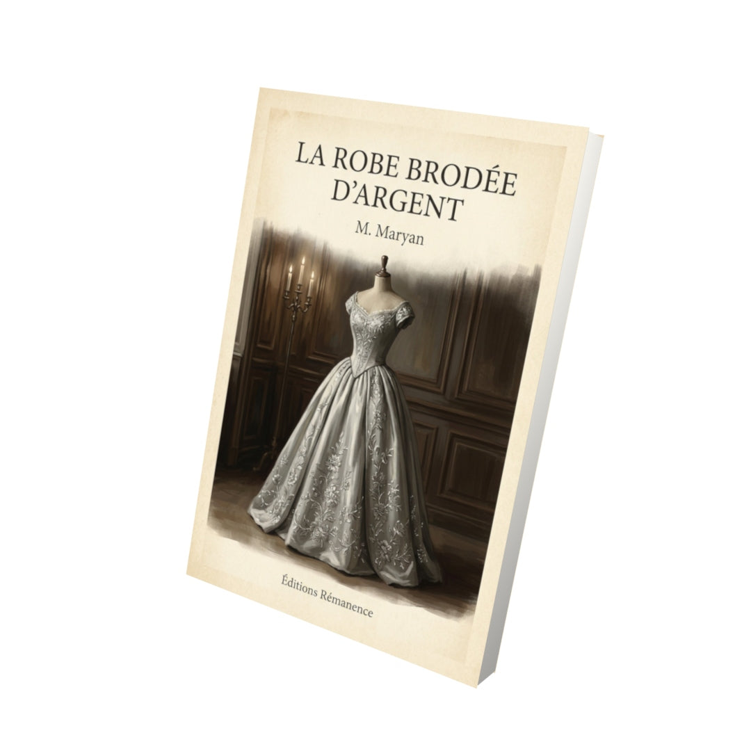 Livre La Robe brodée d'argent - M. Maryan - Vue 3D - Editions Remanence