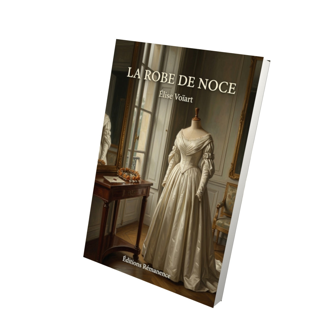 Livre La Robe de noce par Élise Voïart - Vue 3D - Editions Remanence
