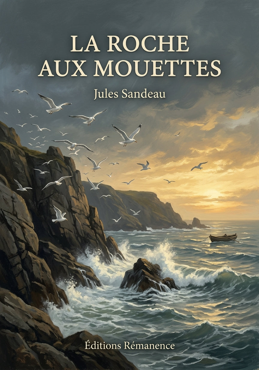 Livre La Roche aux mouettes par Jules Sandeau - Couverture - Editions Remanence