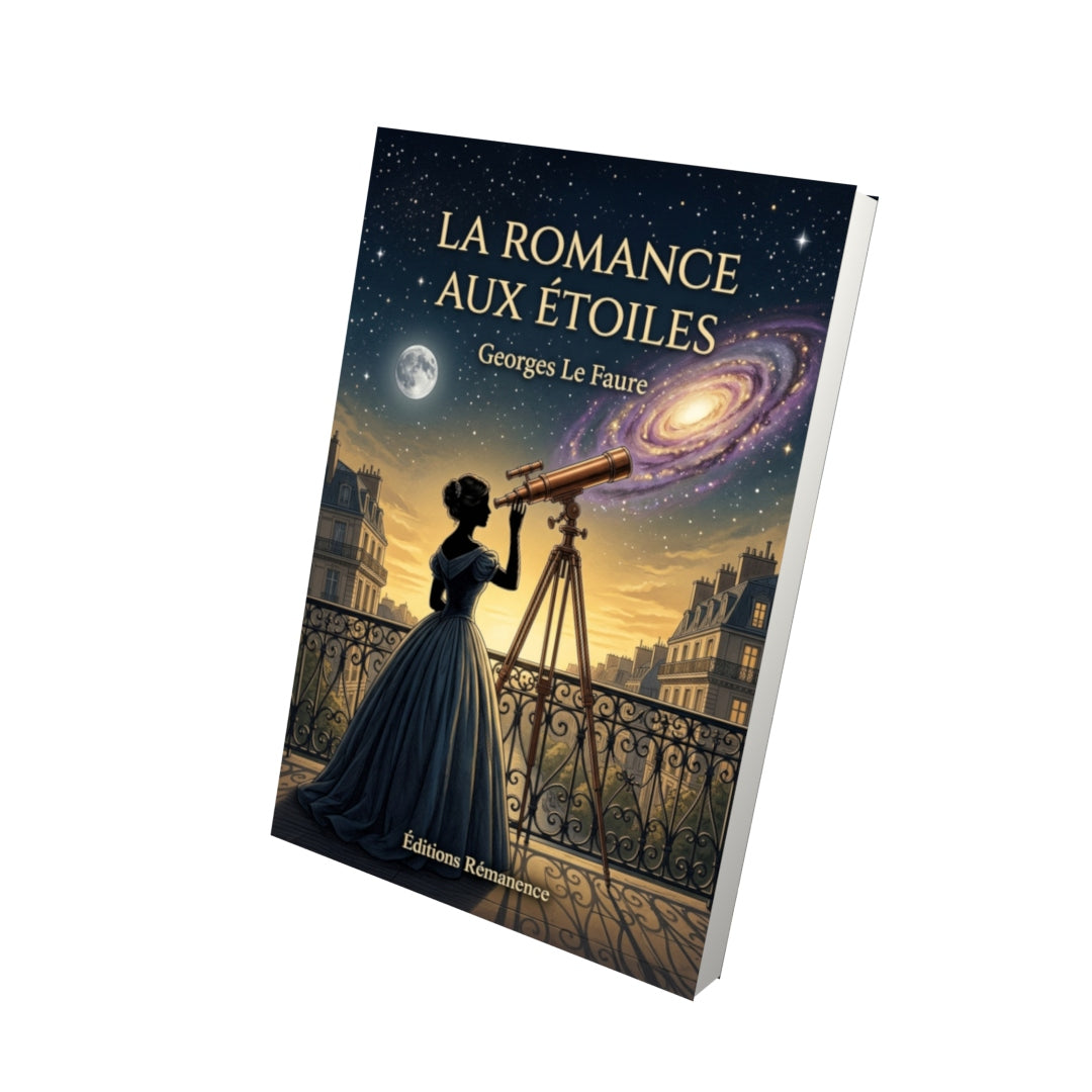 Livre La Romance aux étoiles par Georges Le Faure - Vue 3D - Editions Remanence