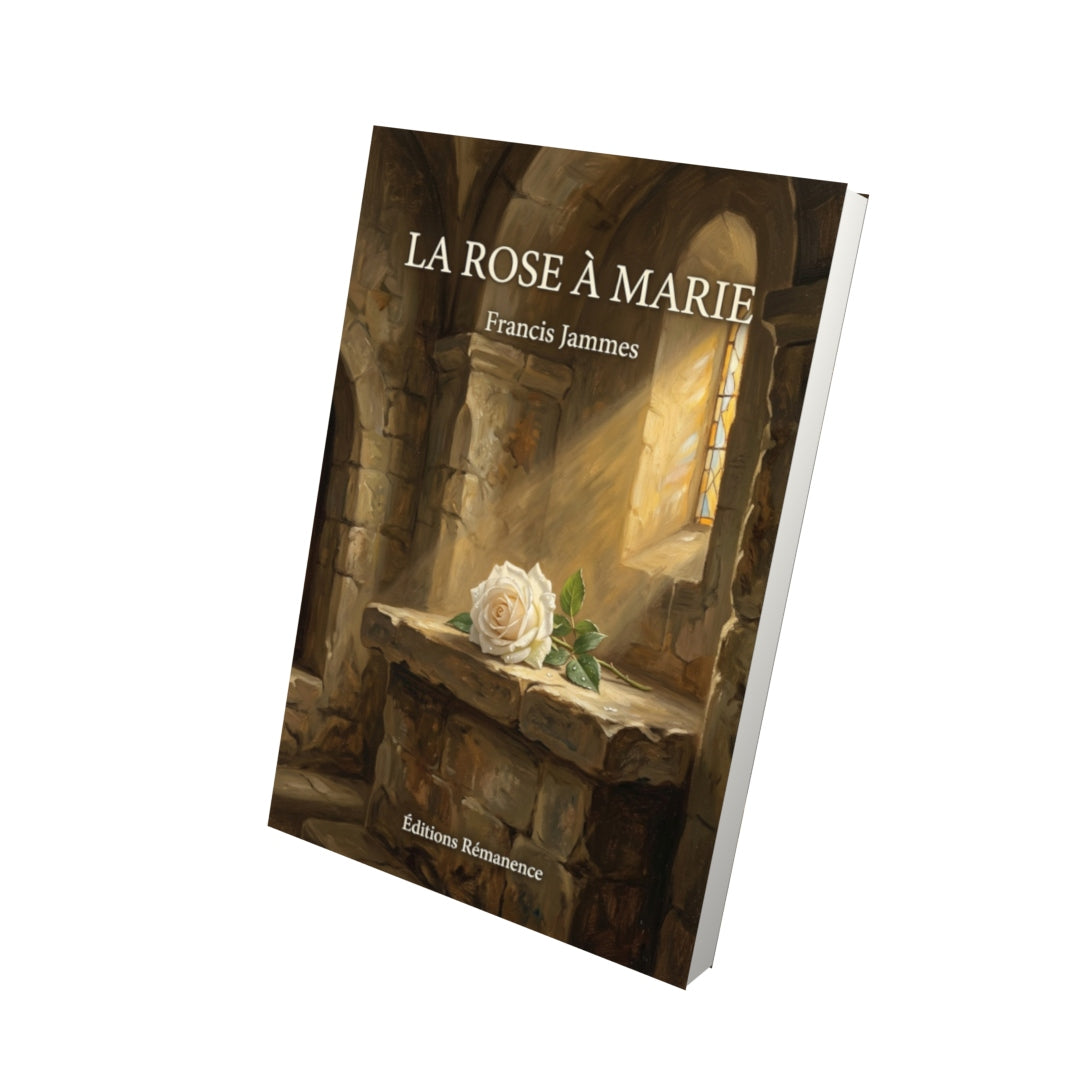 Livre La Rose à Marie par Francis Jammes - Vue 3D - Editions Remanence