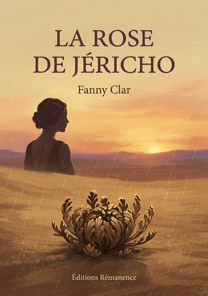 Livre La Rose de Jéricho par Fanny Clar - Couverture - Editions Remanence