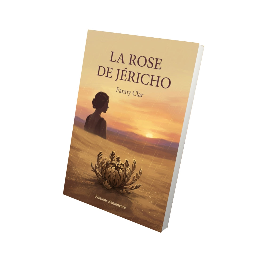 Livre La Rose de Jéricho par Fanny Clar - Vue 3D - Editions Remanence