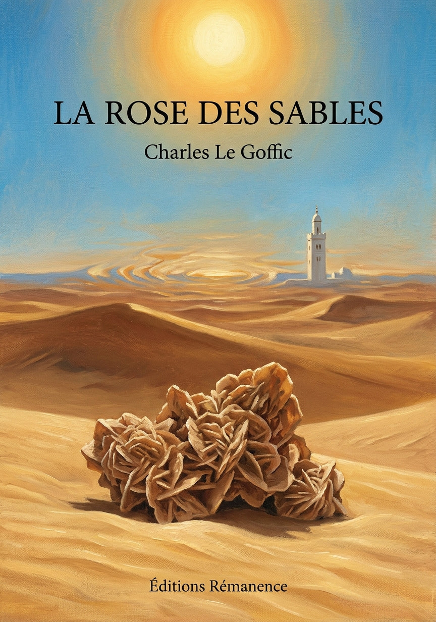 Livre La Rose des sables par Charles Le Goffic - Couverture - Editions Remanence