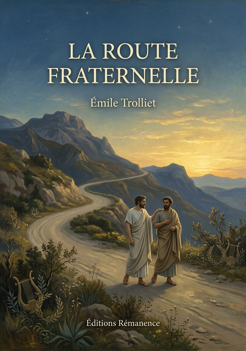 Livre La Route fraternelle par Émile Trolliet - Couverture - Editions Remanence