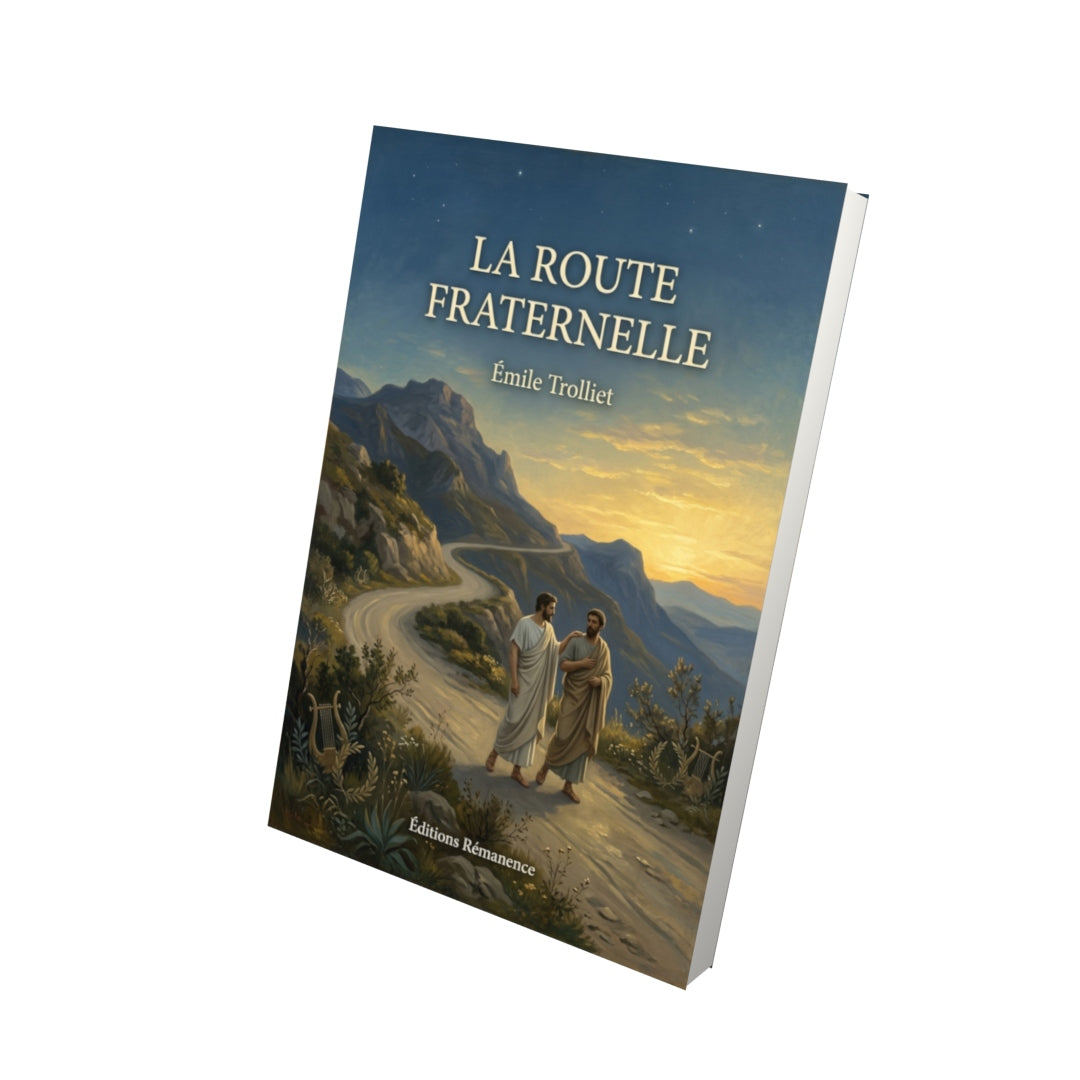Livre La Route fraternelle par Émile Trolliet - Vue 3D - Editions Remanence