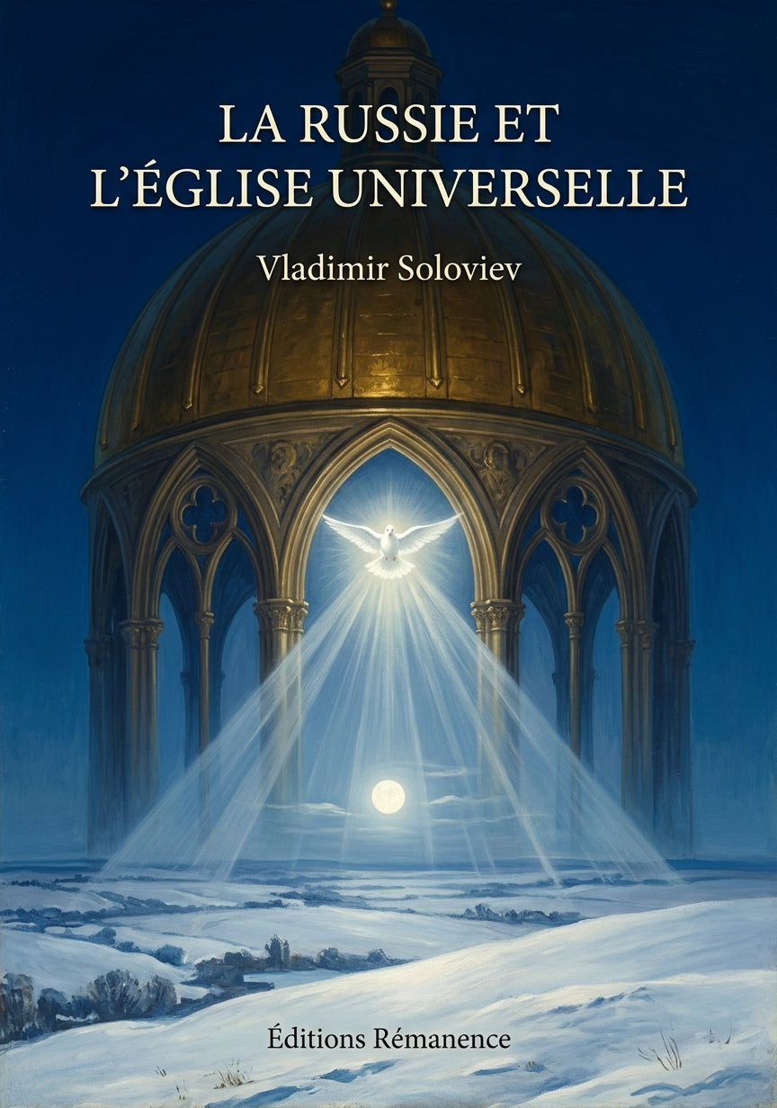 Livre La Russie et l’Église Universelle par Vladimir Soloviev - Couverture - Editions Remanence