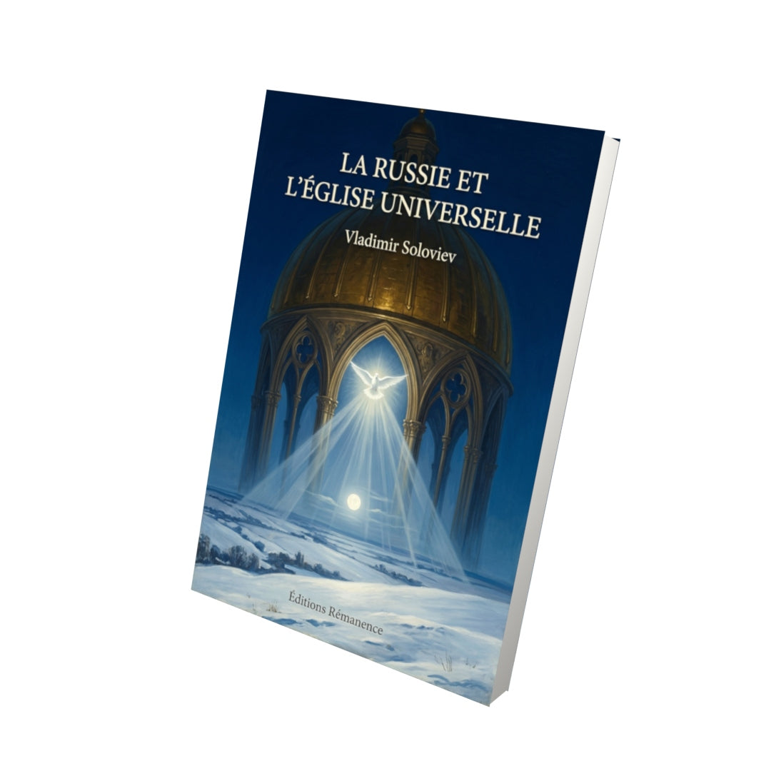 Livre La Russie et l’Église Universelle par Vladimir Soloviev - Vue 3D - Editions Remanence