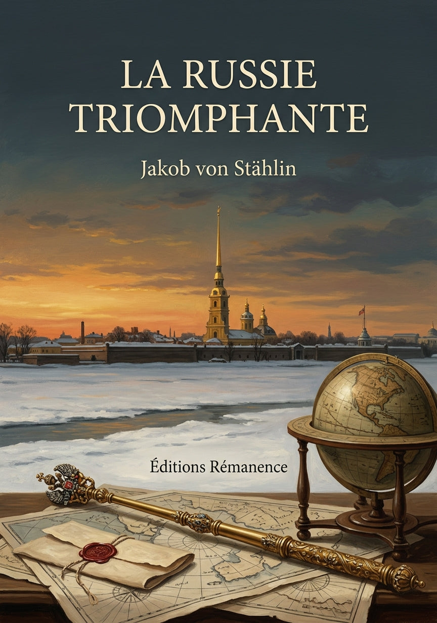 Livre La Russie triomphante par Jakob von Stählin - Couverture - Editions Remanence