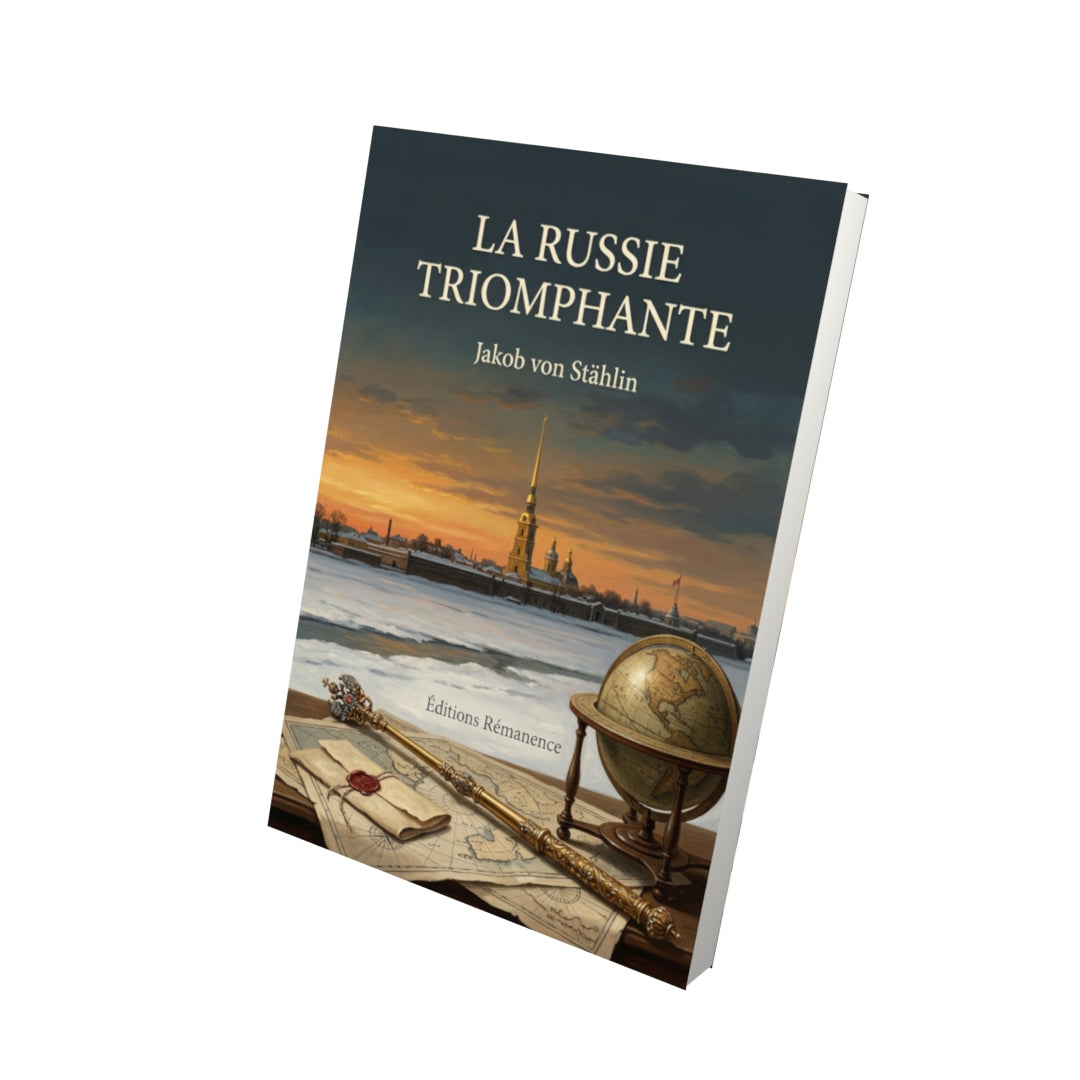 Livre La Russie triomphante par Jakob von Stählin - Vue 3D - Editions Remanence